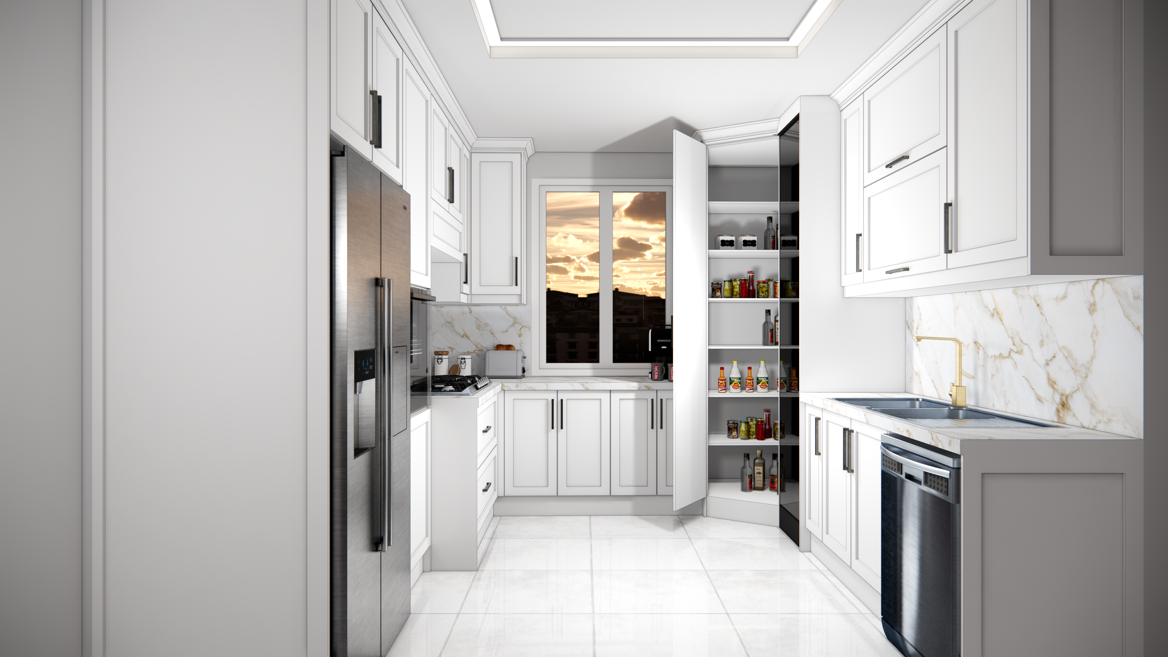 کابینت نئوکلاسیک